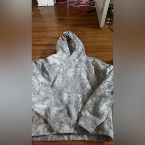 Hollister Gray Camouflage Hoodie